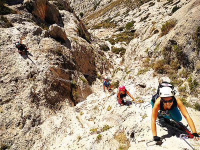 Klettersteig-Ausflug von Villena, Alicante