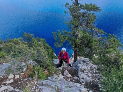 Via Ferrata Plumare sportive près de Nuoro, Sardaigne