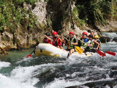 Rafting on the Neretva river in Bosnia and Herzegovina