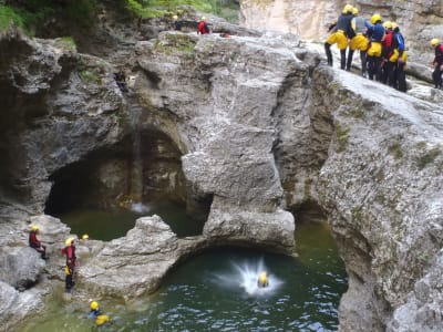 Canyoning Tour at the Almbachklamm near Salzburg