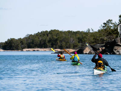 Excursion en kayak de mer pour débutants dans l'archipel finlandais à partir de Korpo près de Turku