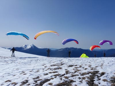Speedriding in Cerler, Benasque Valley