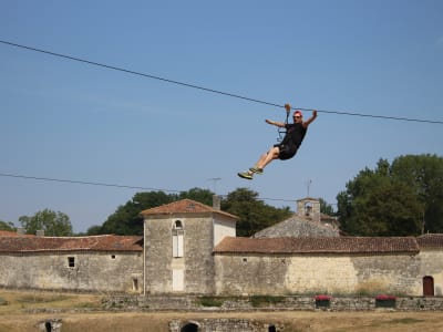 Parque arborícola cerca de Saintes en Charente Maritime