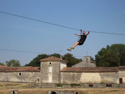 Parque arborícola cerca de Saintes en Charente Maritime