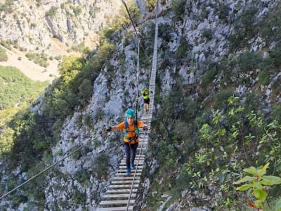 Klettersteig Los Puentes en la Hermida, Picos de Europa