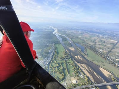 Vuelo en globo sobre Chinon