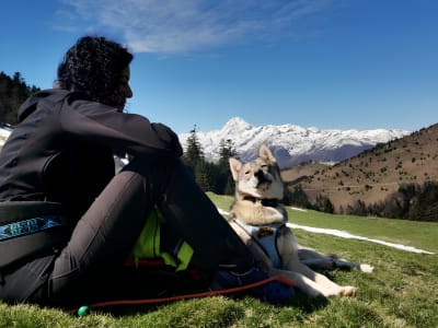 Piragüismo en el valle de Lesponne, cerca de La Mongie, Pirineos