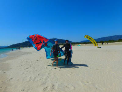 Cours privés de kitesurf avancé à Tarifa