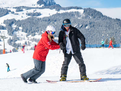 Cours de snowboard pour débutants à Grindelwald, près d'Interlaken