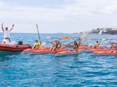 Excursion en Kayak cerca de Palma, Mallorca