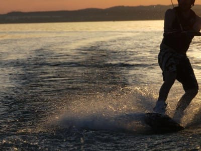 Wakeboarding en Campomoro, cerca de Propriano