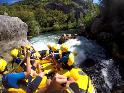 Excursion en rafting sur la rivière Cetina près d'Omiš