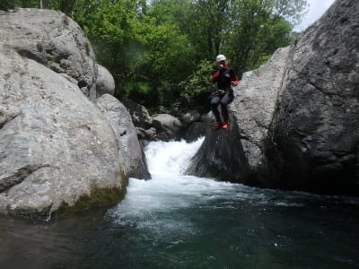 Excursión de barranquismo en el bajo Freser, Queralbs