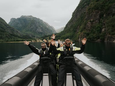 Safari en semi-rigide dans le fjord de Hardanger depuis Øystese près de Bergen