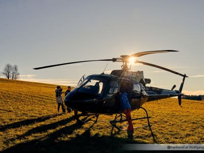 Vuelo en helicóptero sobre los Alpes Orientales desde Salzburgo