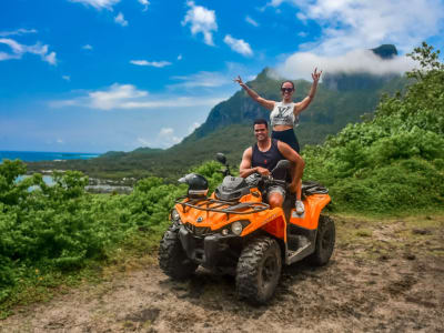 Combined quad and jet ski excursion on the island of Bora Bora