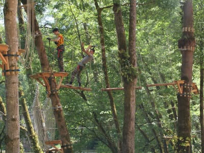 Excursión en canopy en Saint-Lary-Soulan, Altos Pirineos