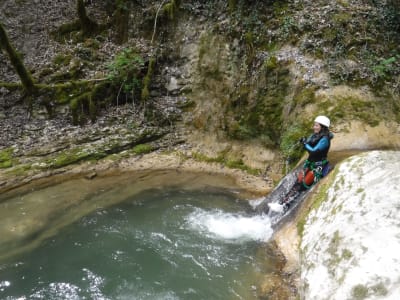 Canyoning au ruisseau de Ternèze, proche de Chambéry