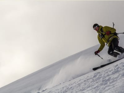 Backcountry skiing day trip in Les 7 Laux, Isere