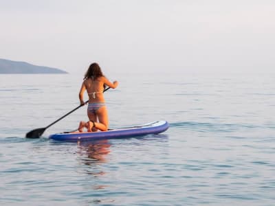 Excursion guidée de SUP et de plongée en apnée à Kalamata
