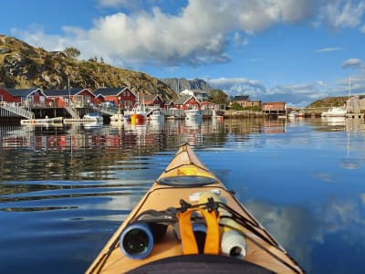 Summer Kayaking Excursion around Skrova Island in Lofoten from Svolvær