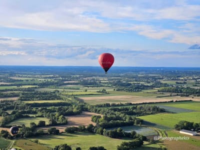 Vuelo en globo aerostático en el Marais Poitevin desde Niort