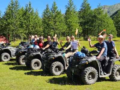 Geführter Quad-Ausflug in Les Orres, in der Nähe des Sees Serre-Ponçon