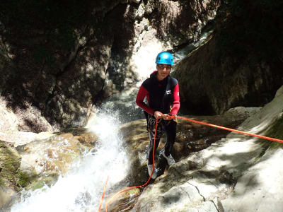 Canyon of Angon near Annecy lake in Haute-Savoie
