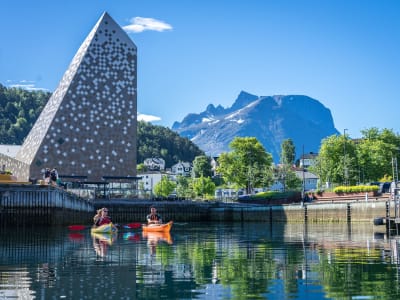 Excursión en kayak de mar por Romsdalsfjord desde Åndalsnes