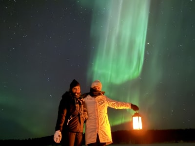 Excursión de Observación de la Aurora Boreal con Hoguera desde Levi