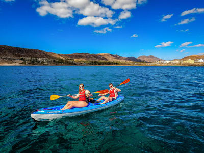 Kajakausflug vom Strand in Los Cristianos, Teneriffa