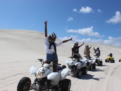 Private Guided Quad Bike Tour in the Atlantis Dunes near Cape Town