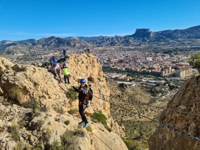 Via Ferrata del Bolón K3 en Elda, cerca a Alicante