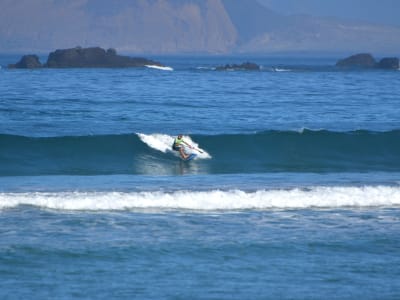 Stand Up Paddle-Unterricht in La Santa bei Caleta de Famara, Lanzarote