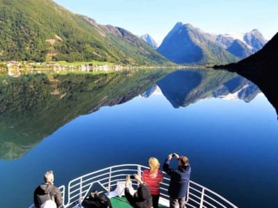 Bootstour auf dem Sognefjord von Bergen nach Fjearland