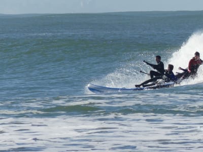 Giant paddle in Locquirec