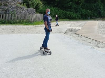 Elektro-Skateboard-Fahrt in Saint Valéry sur Somme