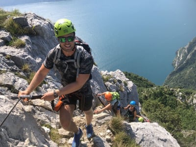 Via Ferrata Cima Capi près d'Arco, Lac de Garde