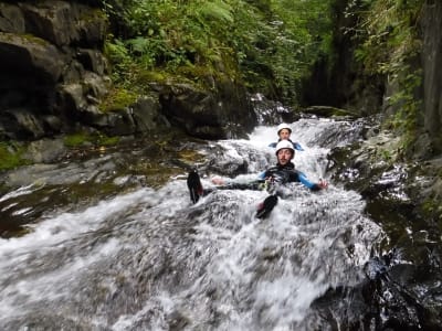 Descent of the canyon of Marc near Tarascon-sur-Ariège