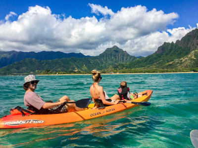 Excursion en kayak de mer autoguidée vers l'île de Mokoli'i depuis Kailua, O'ahu