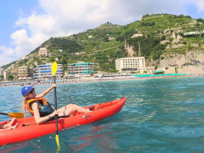 Excursion en kayak et apéritif à Maiori, côte amalfitaine