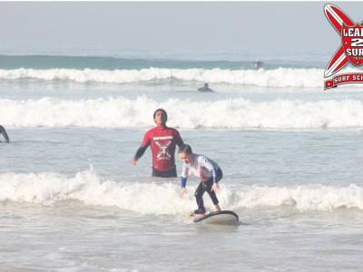 Apprendre à surfer à Mossel Bay, Afrique du Sud