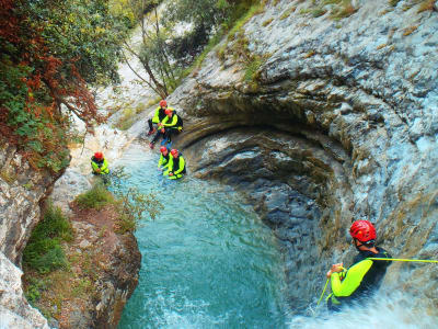 Canyoning avancé dans le canyon de Vione depuis Tignale, Lac de Garde