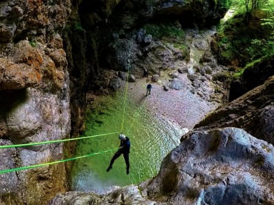 Adrenaline Canyoning in the Fratarica Canyon from Bovec