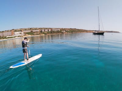 Stand Up Paddle Tour in Mellieha Bay, Malta