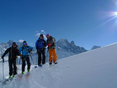 Ski touring initiation in Chamonix