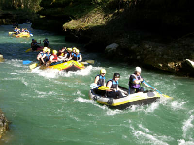 Rafting en el Salza en el Parque Nacional de Gesäuse