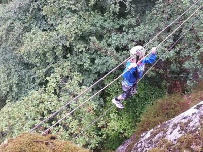 Via ferrata de Truyère dans l'Aubrac