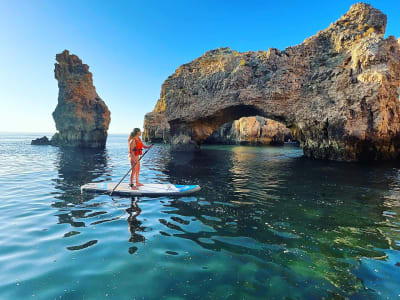 Excursión en SUP de Burgau a Praia Da Luz, cerca de Lagos