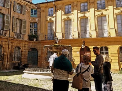 Visite guidée des places et fontaines d’Aix-en-Provence